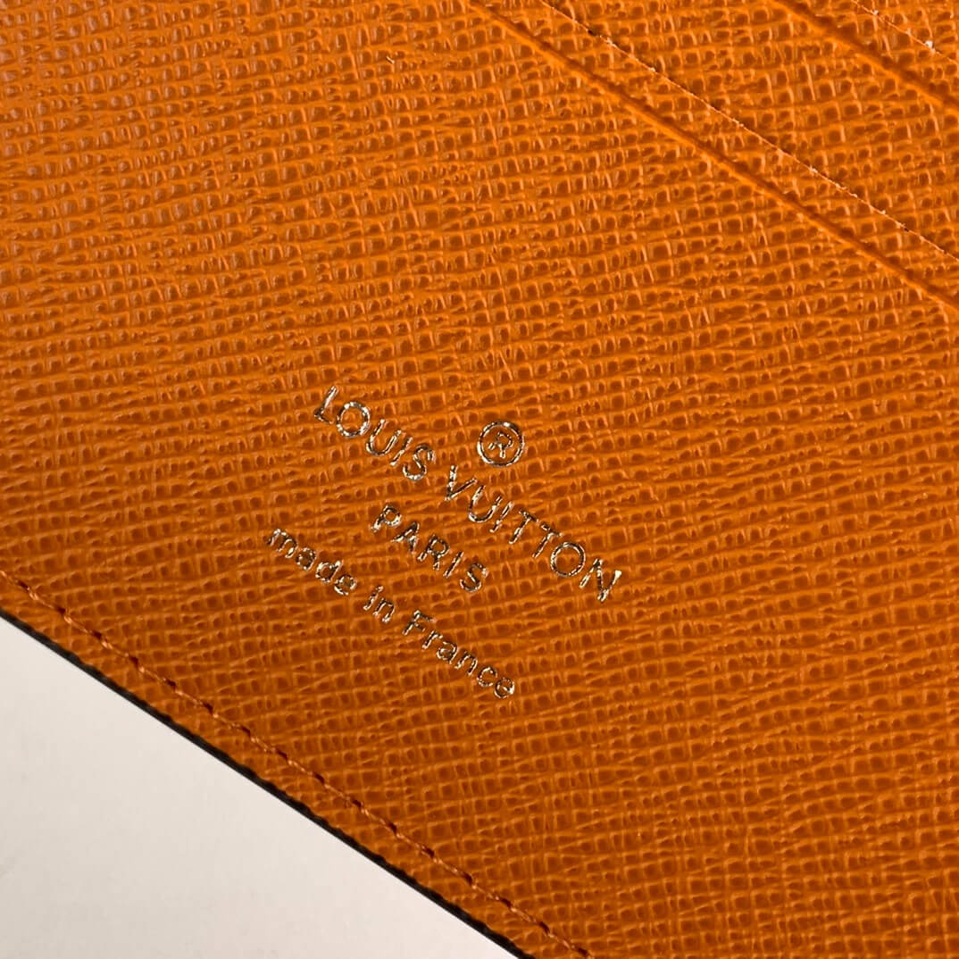 Louis Vuitton LV Monogram canvas Taigarama Multiple Wallet M30995 Orange - Green - Blue - Image 4