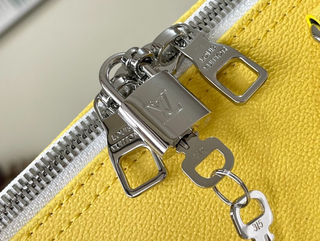 Louis Vuitton LV Monogram coated canvas Keepall Bandouliere 55 Travel Bag M58748 Yellow - Image 6