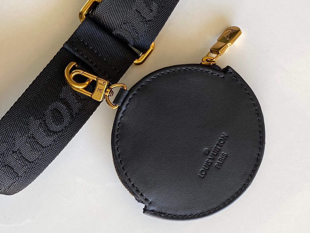 Louis Vuitton LV New Wave Multi-Pochette Shoulder Crossbody Bag M56461 Black M56466 White M56468 Pink M56471 Green Khaki - Image 6