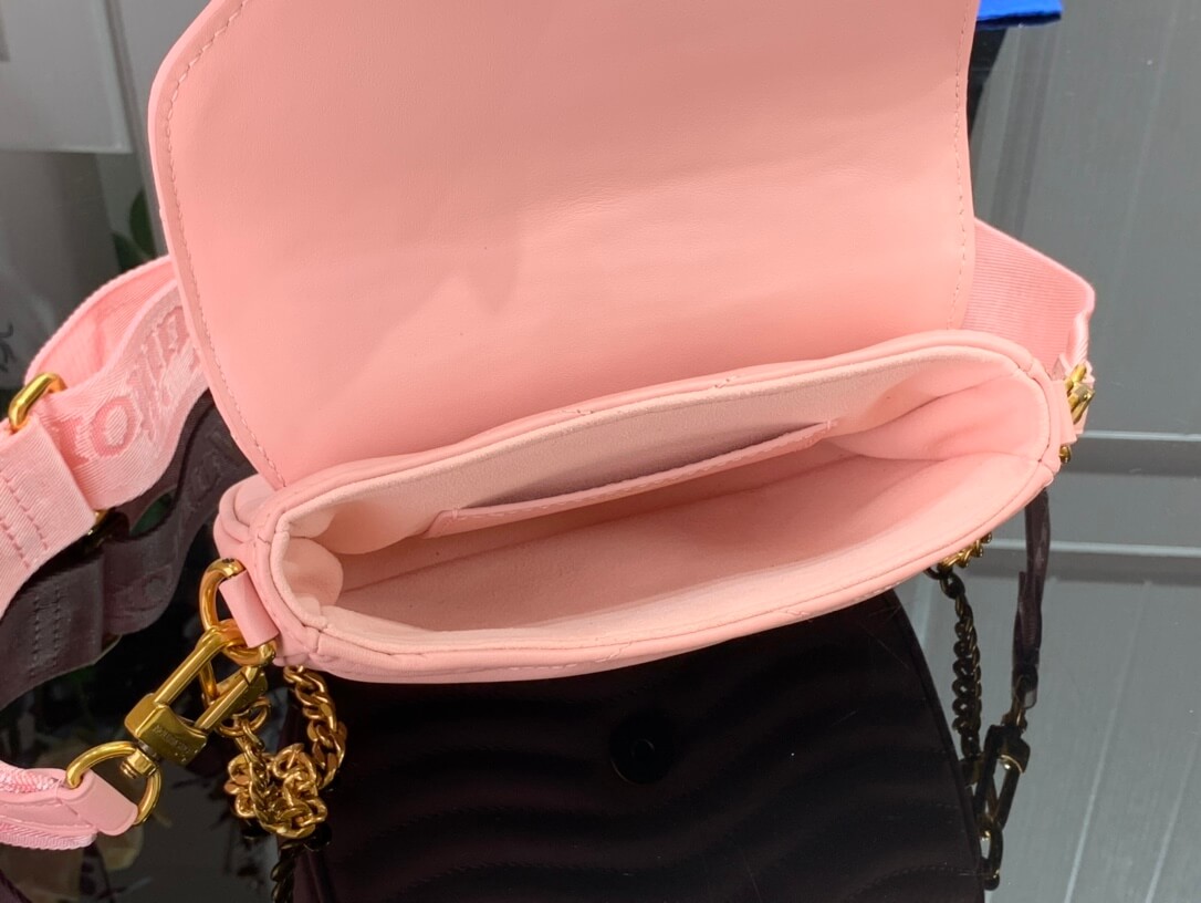 Louis Vuitton LV New Wave Multi-Pochette Shoulder Crossbody Bag M56461 Black M56466 White M56468 Pink M56471 Green Khaki - Image 21