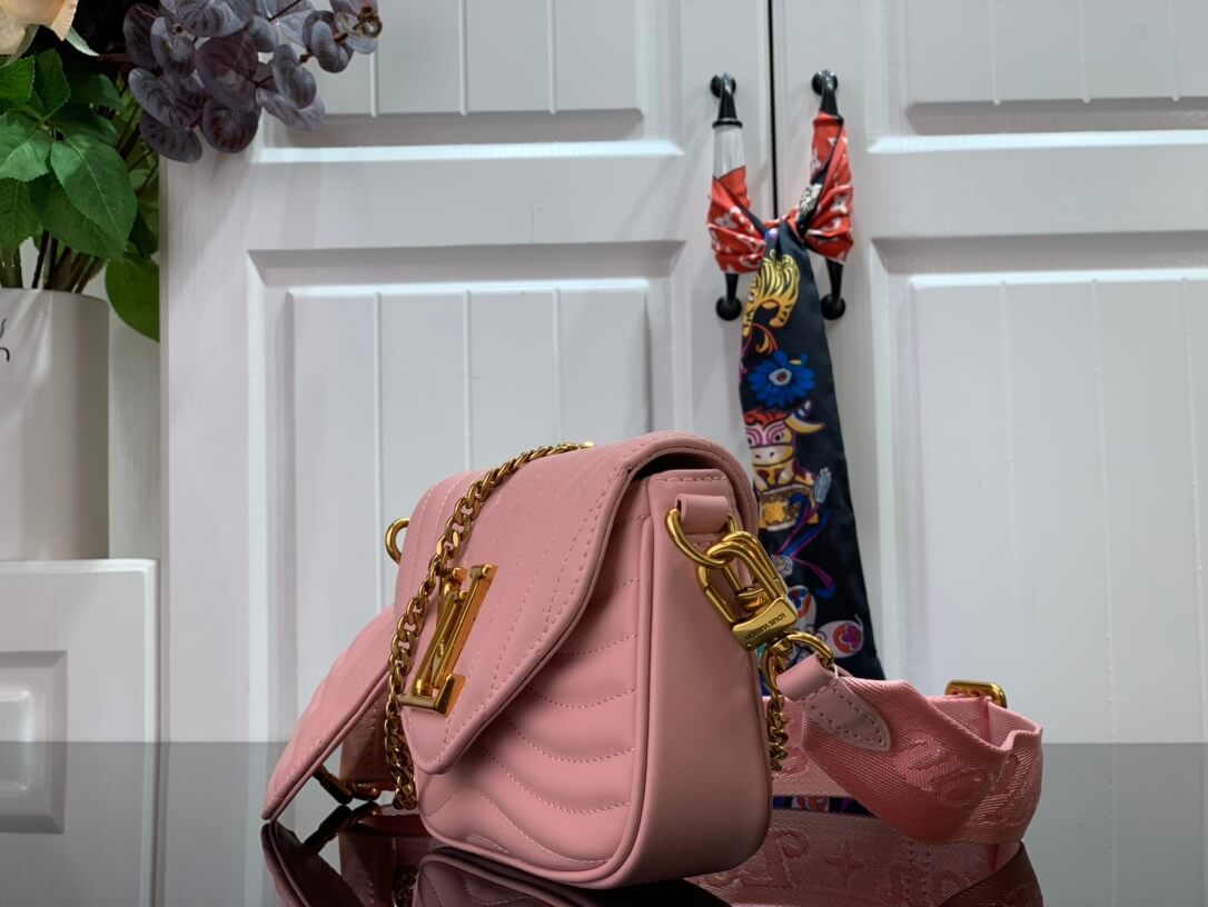 Louis Vuitton LV New Wave Multi-Pochette Shoulder Crossbody Bag M56461 Black M56466 White M56468 Pink M56471 Green Khaki - Image 22