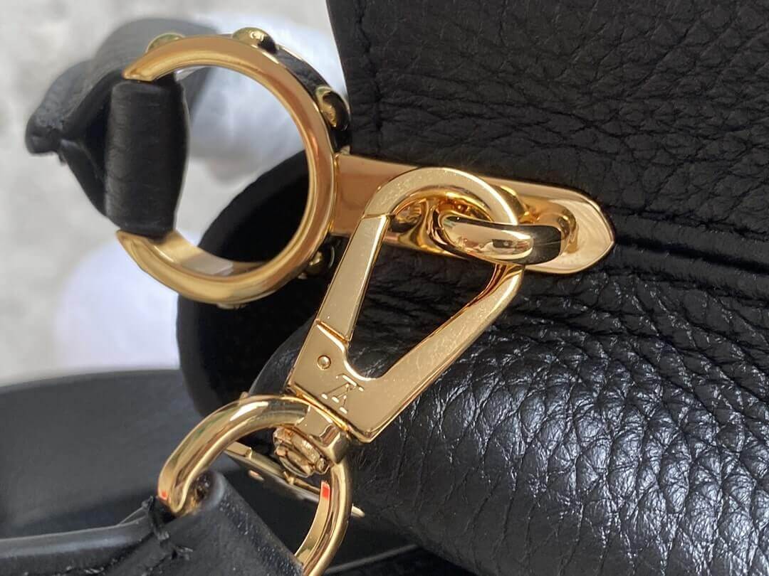 Louis Vuitton LV Taurillon leather Capucines Mini M56669 Medium M54663 Shoulder HandBag Black - Image 15