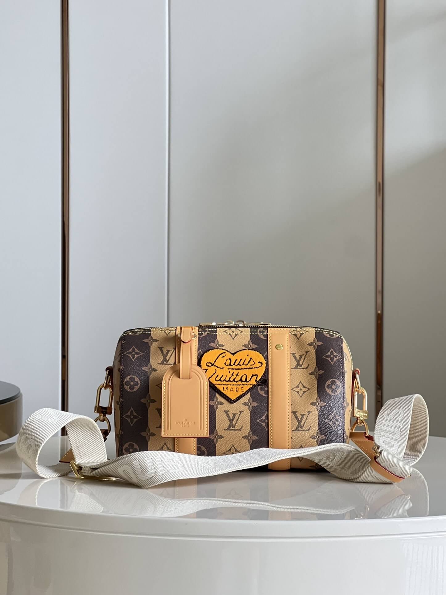 Louis Vuitton LV X NIGO Monogram City Keepal Shoulder Bag M45963 Brown