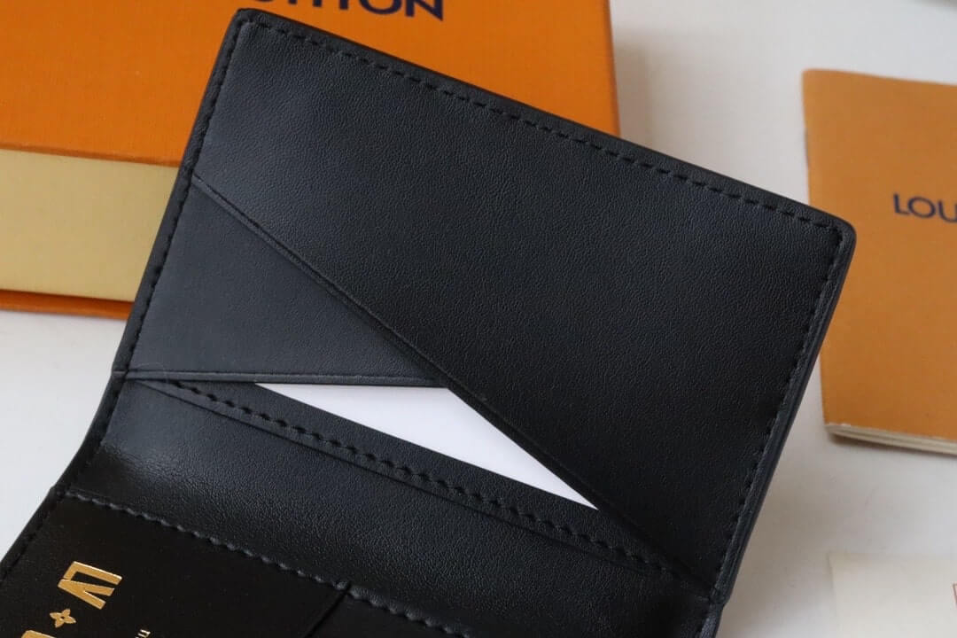 LLouis Vuitton LV x NBA Monogram embossed Pocket Organizer M80615 Black - Image 5