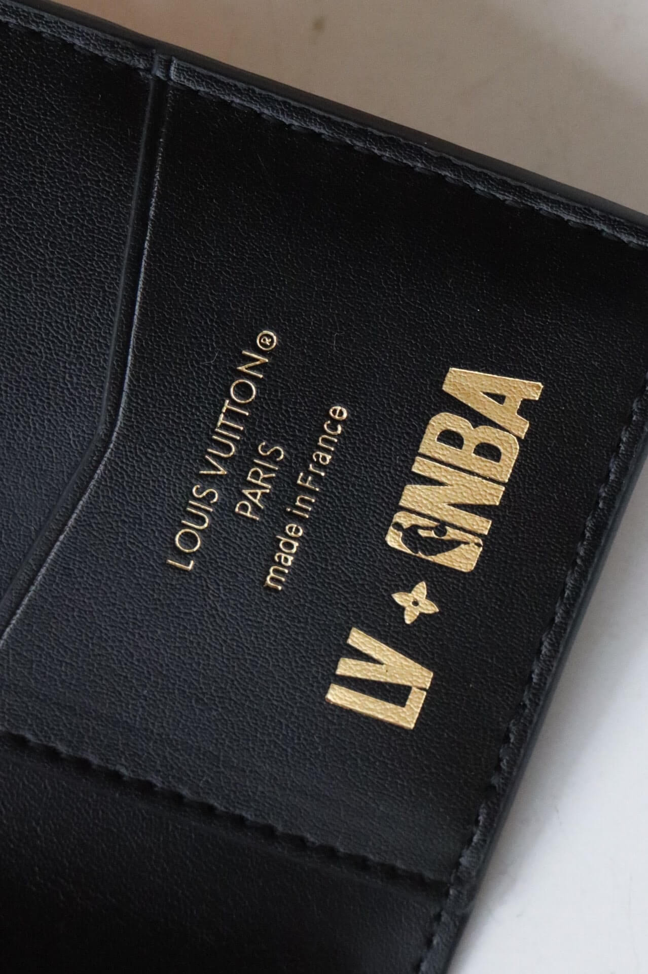 LLouis Vuitton LV x NBA Monogram embossed Pocket Organizer M80615 Black - Image 6