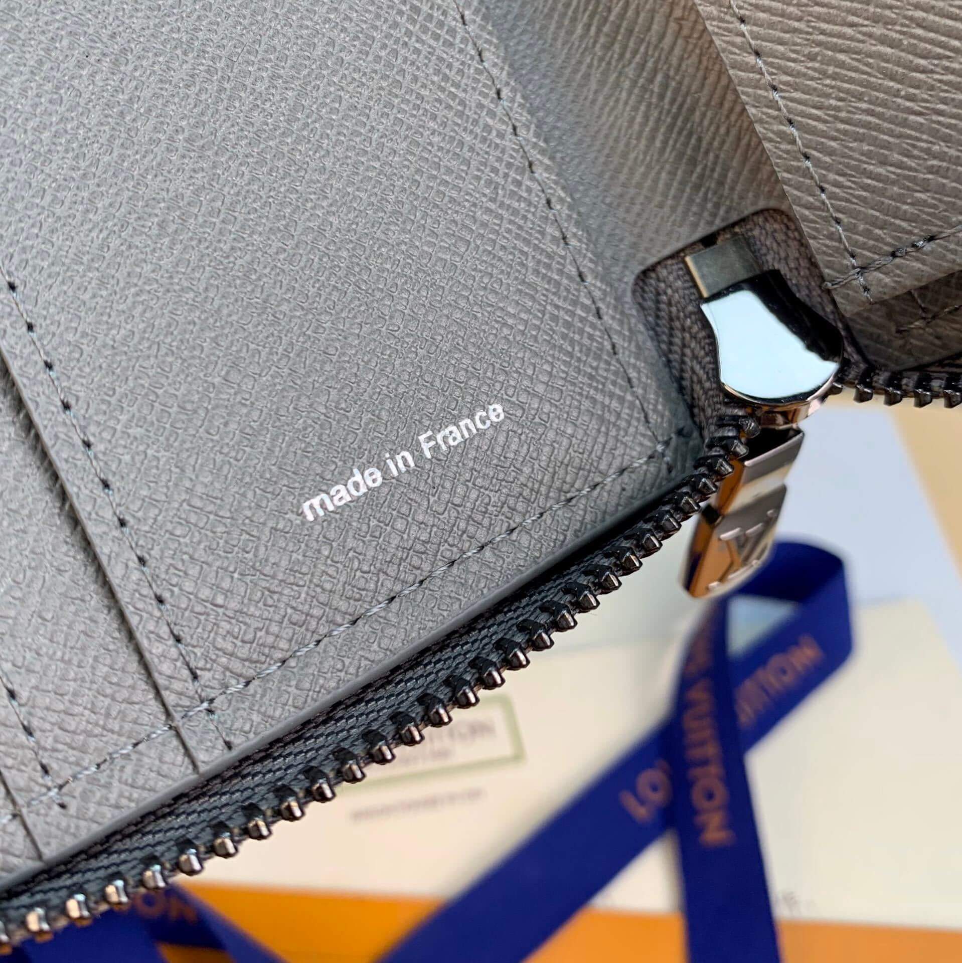 Louis Vuitton Monogram Eclipse Reverse coated canvas Pumpkin LV x YK Zippy Zipper Wallet M81971 Black Flower - Image 6