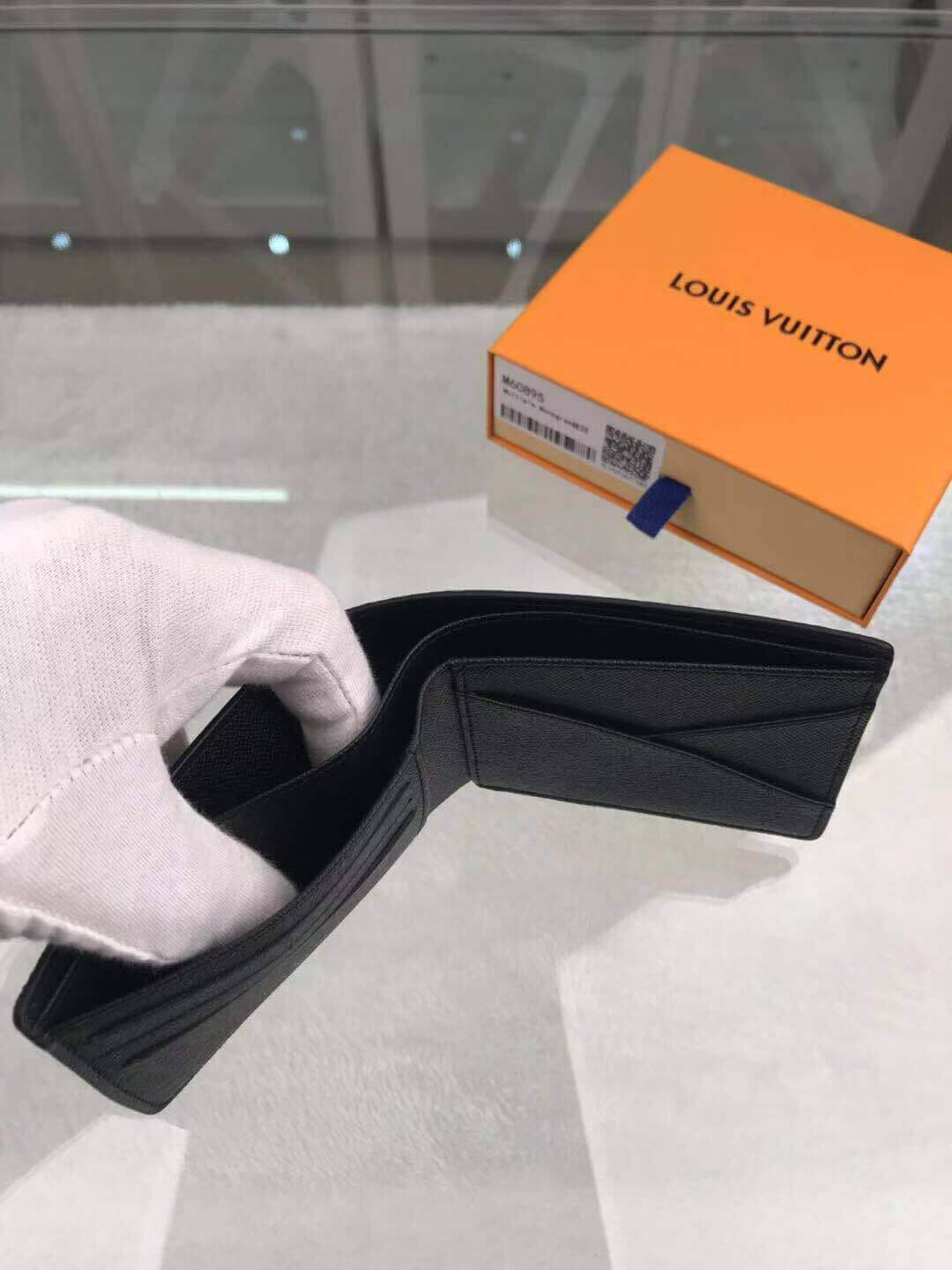 Louis Vuitton LV Monogram Camelot Edition Multiple Wallet M60895 Brown - Image 3