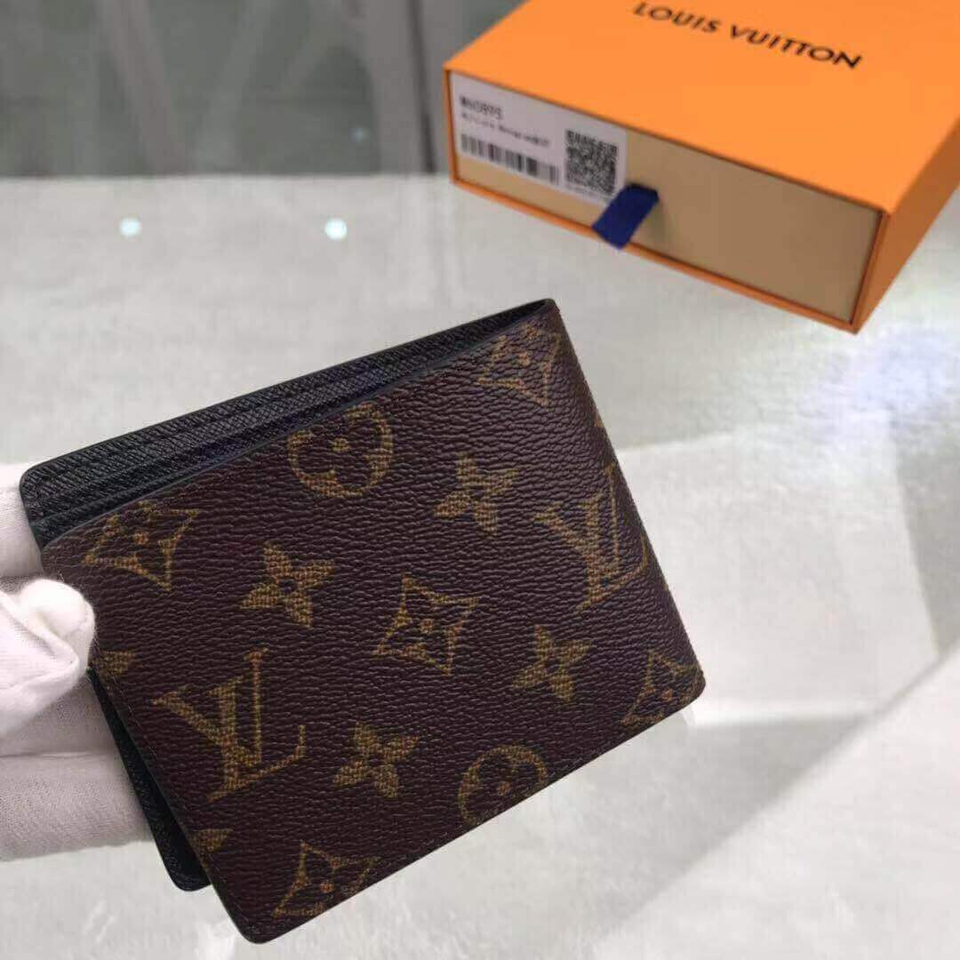 Louis Vuitton LV Monogram Camelot Edition Multiple Wallet M60895 Brown - Image 5