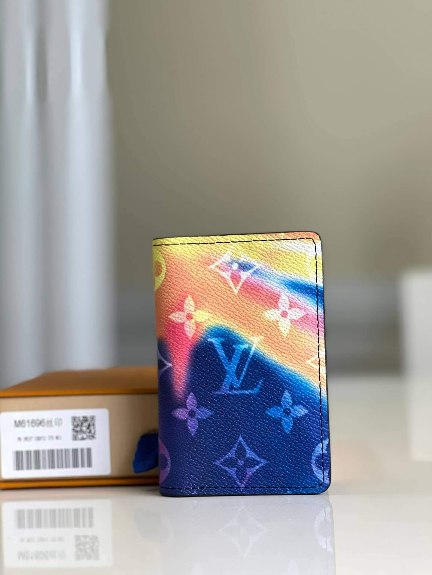 Louis Vuitton LV Monogram Canvas Pocket Organizer Wallet Sunset M80403 Multicolor