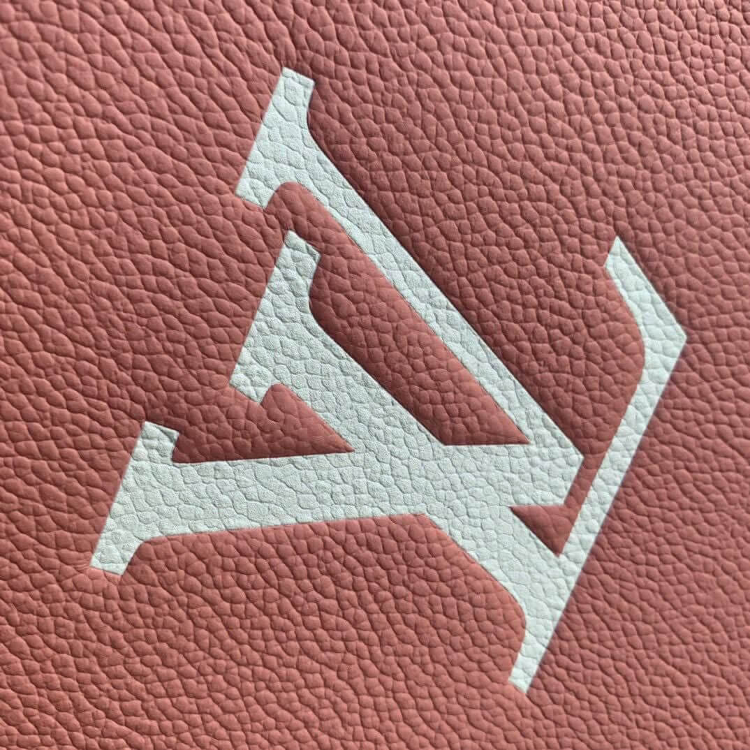 Louis Vuitton LV Monogram Empreinte OnTheGo MM Shoulder Handbag M21575 Cream / Rose Trianon M46286 Trianon Pink / Cream - Image 13