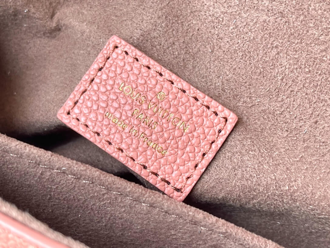 Louis Vuitton LV Monogram Empreinte Pochette Micro Métis M81267 Trianon Pink / Cream - Image 4