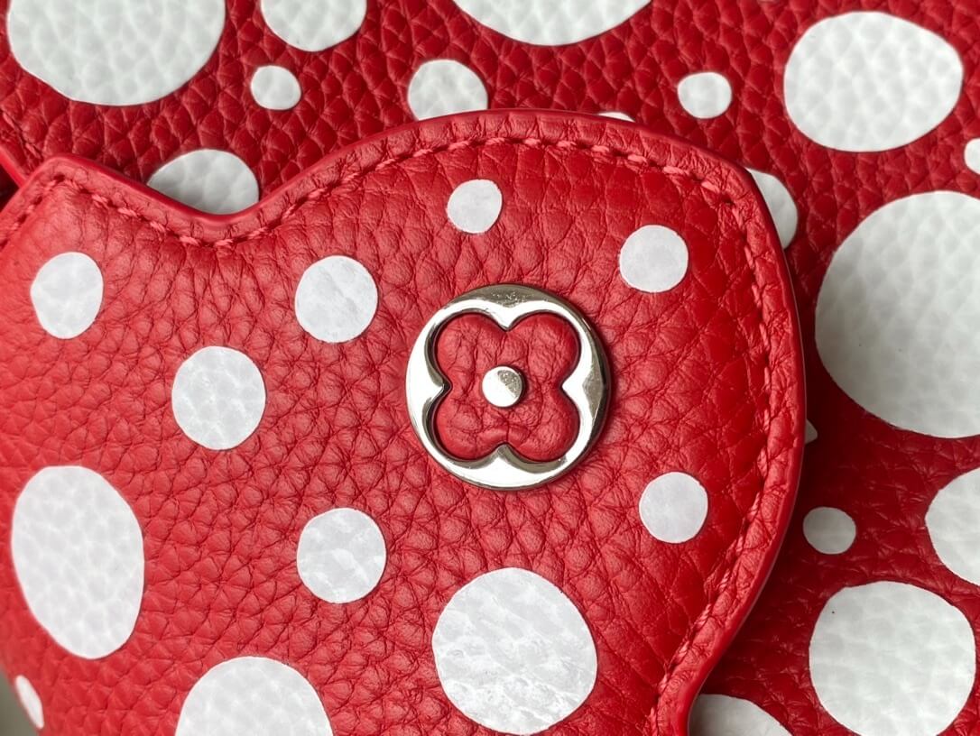 Louis Vuitton LV x YK Mini Capucines Handbag M21692 Red white Black White - Image 5