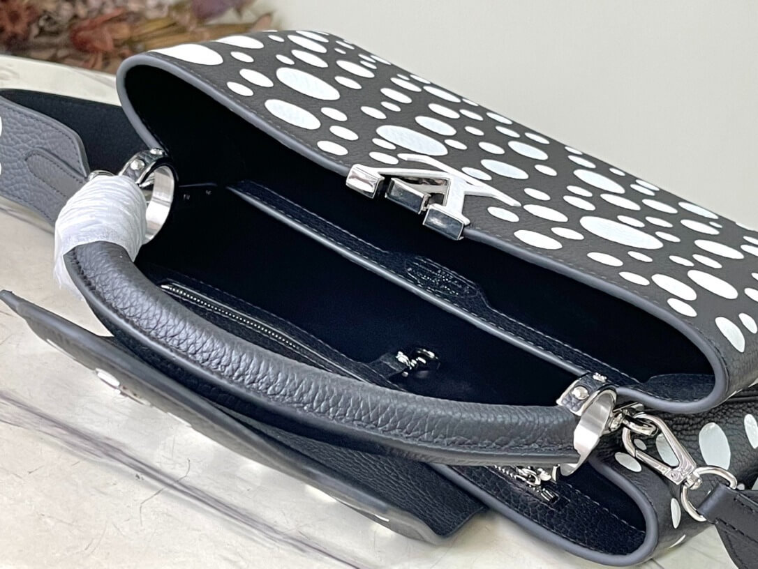 Louis Vuitton LV x YK Mini Capucines Handbag M21692 Red white Black White - Image 30