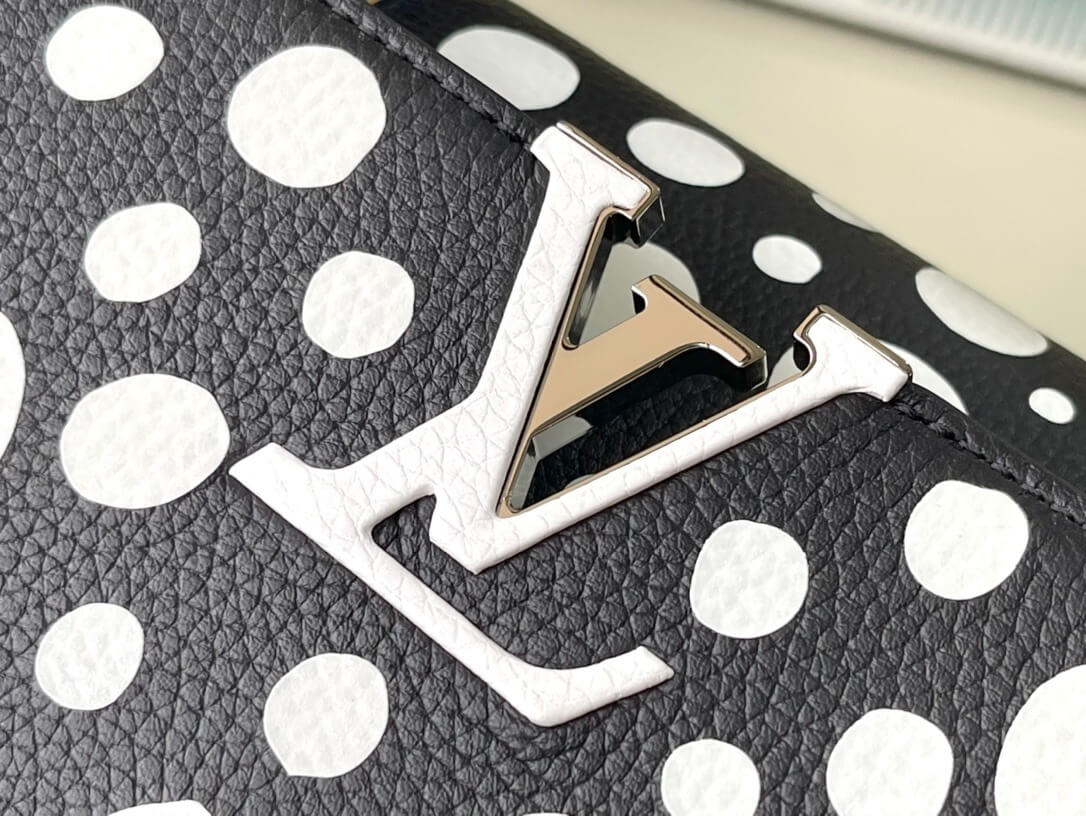 Louis Vuitton LV x YK Mini Capucines Handbag M21692 Red white Black White - Image 31