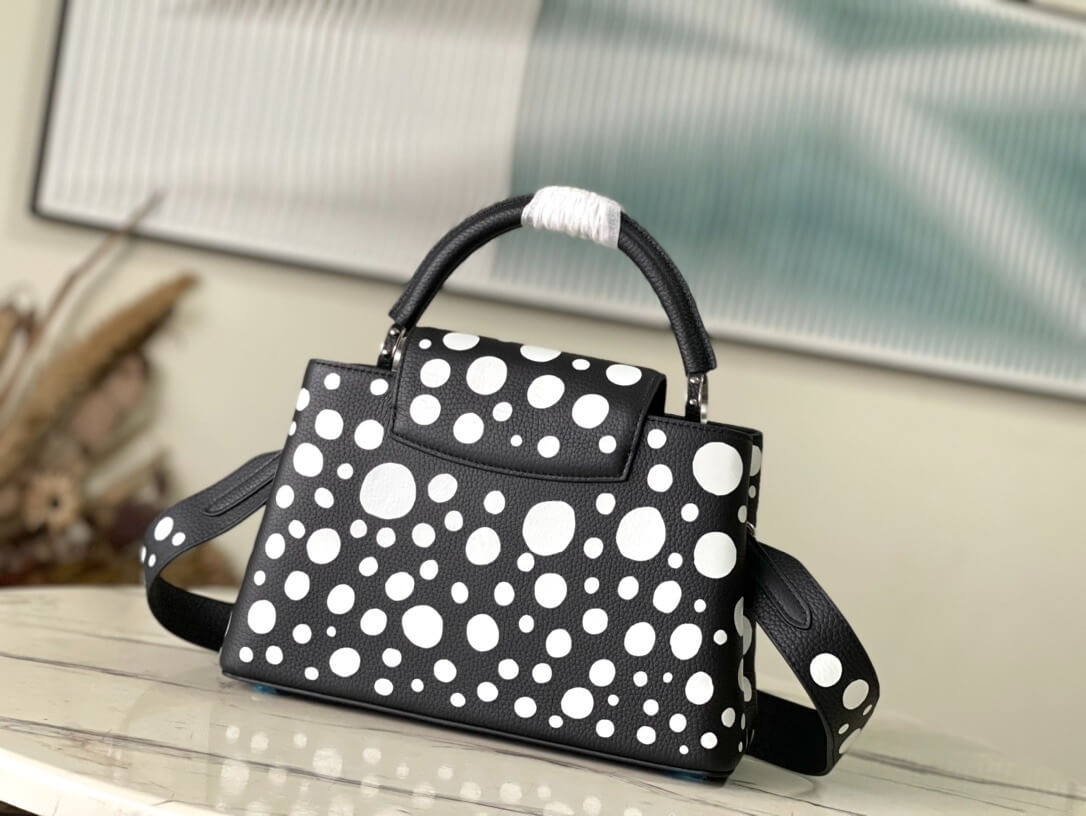 Louis Vuitton LV x YK Mini Capucines Handbag M21692 Red white Black White - Image 29