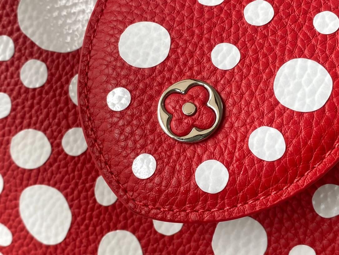 Louis Vuitton LV x YK Mini Capucines Handbag M21692 Red white Black White - Image 24