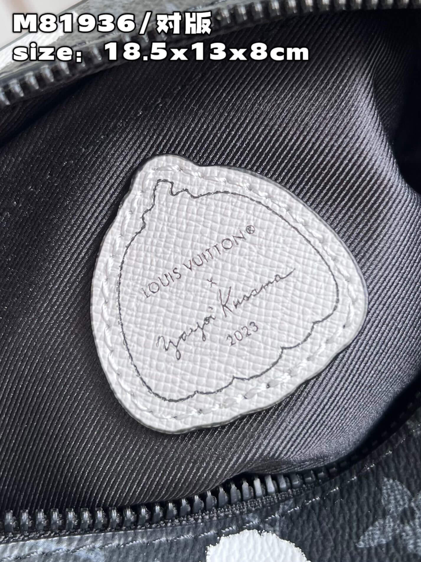 Louis Vuitton Monogram Eclipse LV x YK Mini Soft Trunk Bag M81936 Black - Image 4