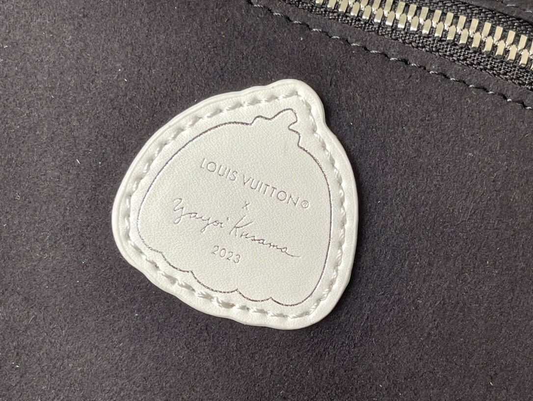 Louis Vuitton Monogram Empreinte LV x YK Neverfull MM Tote Handbag M46390 Black M46422 Red - Image 4