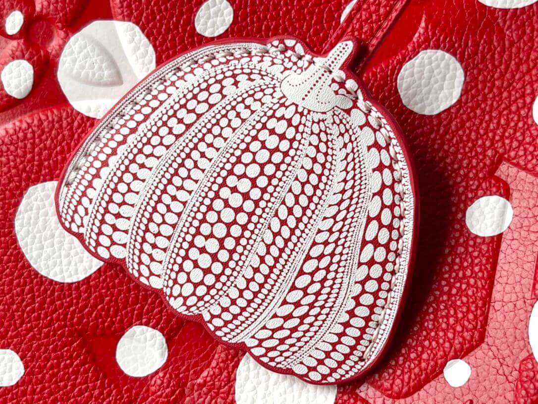 Louis Vuitton Monogram Empreinte LV x YK Neverfull MM Tote Handbag M46390 Black M46422 Red - Image 14