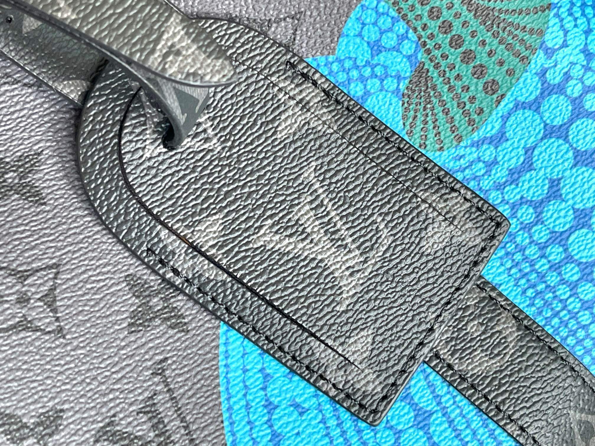 Louis Vuitton Monogram coated canvas LV x YK Keepall 45 Travel Bag Presbyopia Pumpkin M46471 Brown / Purple M46441 Black Flower - Image 15