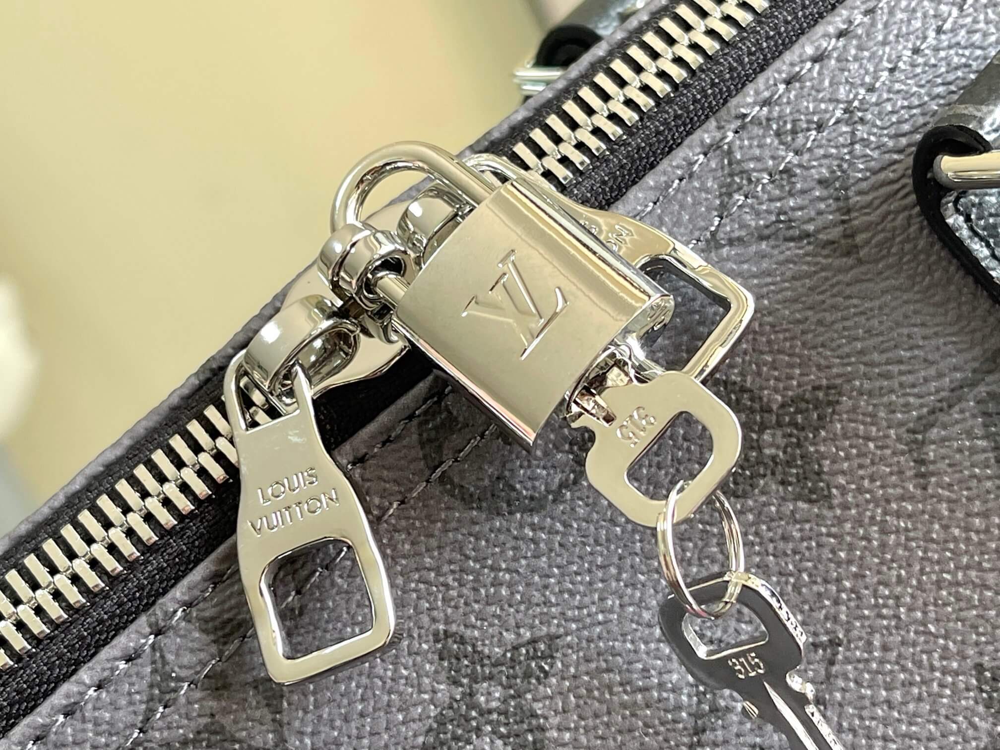 Louis Vuitton Monogram coated canvas LV x YK Keepall 45 Travel Bag Presbyopia Pumpkin M46471 Brown / Purple M46441 Black Flower - Image 16