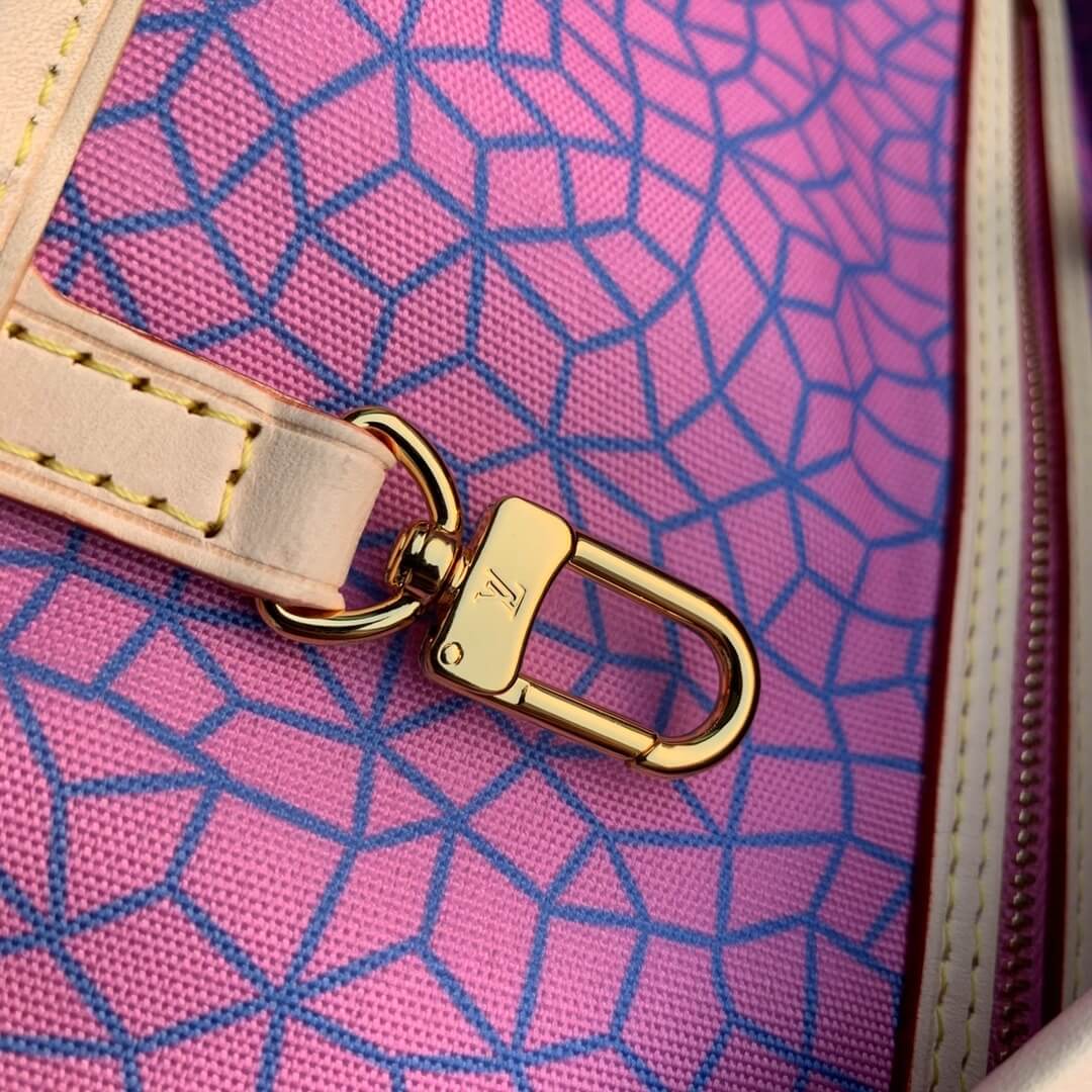 Louis Vuitton Monogram coated canvas LV x YK Neverfull MM Presbyopia Pumpkin Handbag M46468 Brown / Purple - Image 6