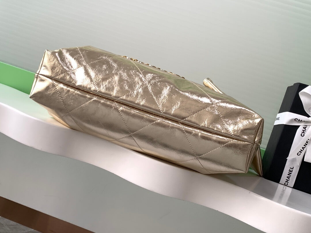Chanel 22 Mini - Small - Medium Metallic Calfskin Leather Shoulder Handbag - Image 54