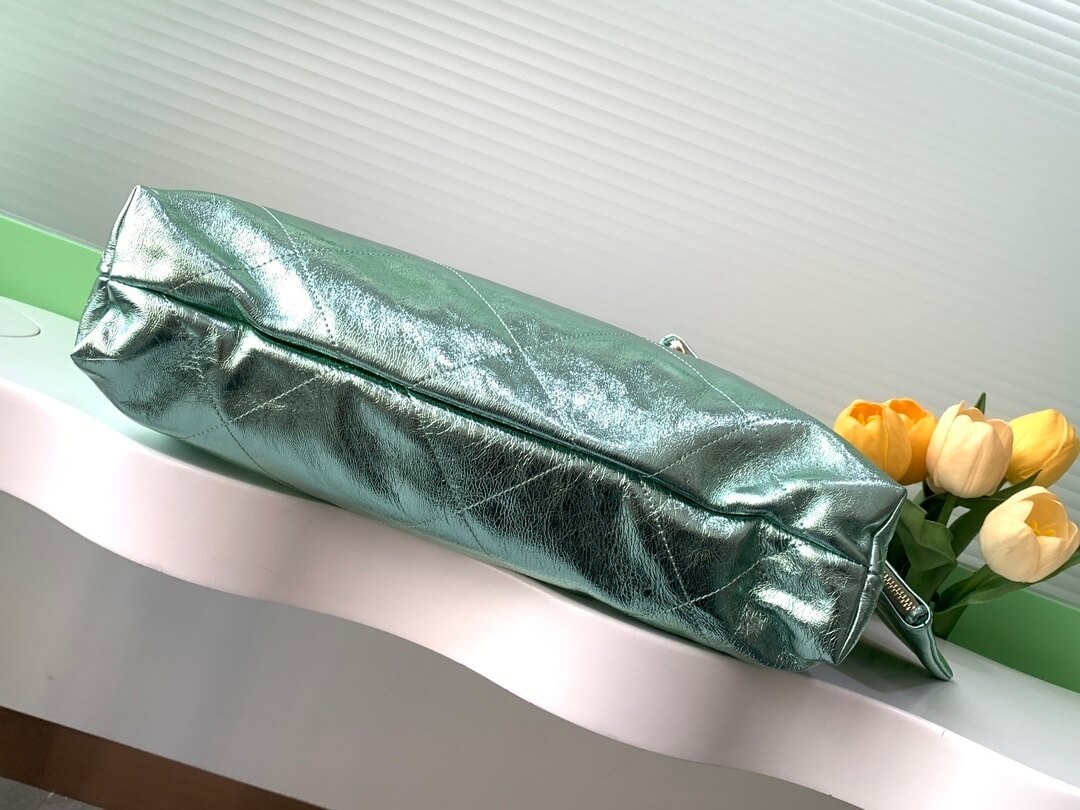 Chanel 22 Mini - Small - Medium Metallic Calfskin Leather Shoulder Handbag - Image 81