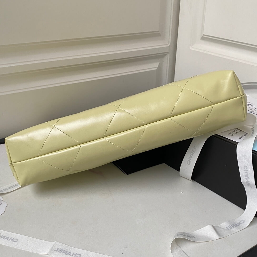 Chanel 22 Shiny Calfskin Shoulder Handbag Pink - Black - Yellow - Image 27