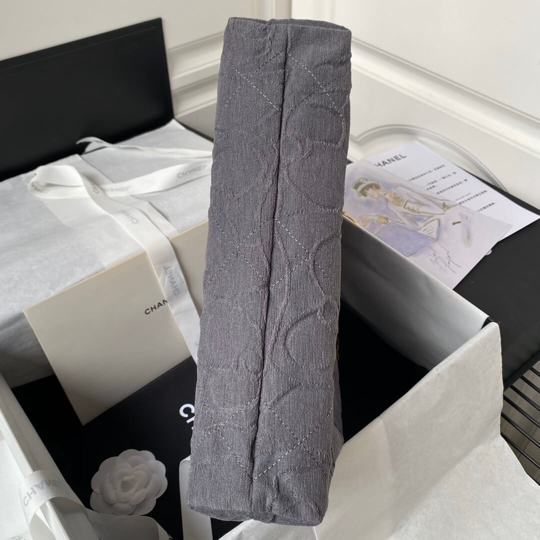 Chanel 22 Small - Medium Jacquard fabric Shopping Shoulder Handbag - Image 9