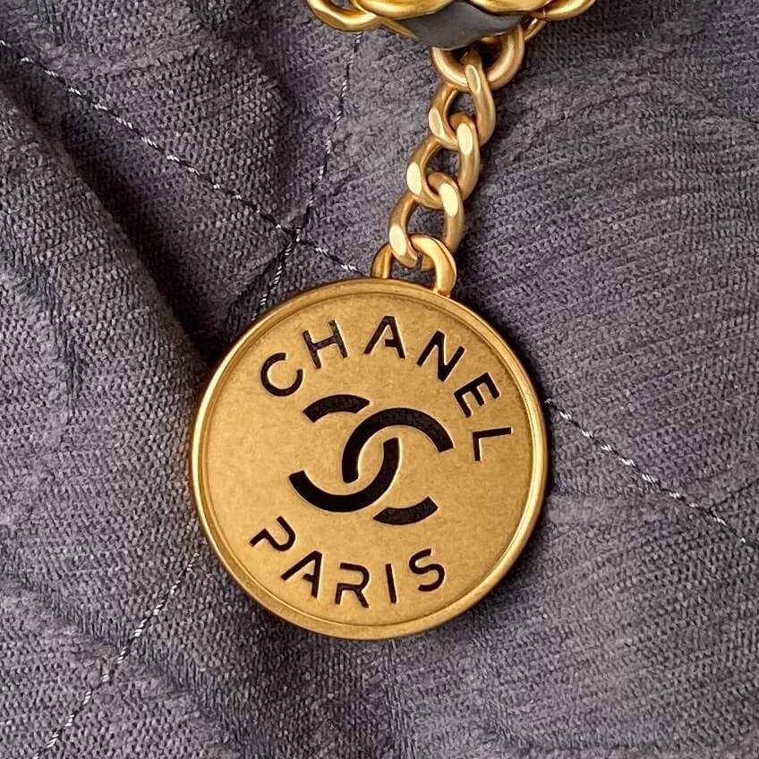 Chanel 22 Small - Medium Jacquard fabric Shopping Shoulder Handbag - Image 8