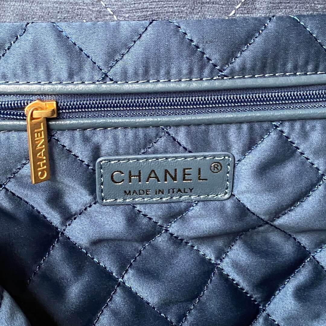 Chanel 22 Small - Medium Jacquard fabric Shopping Shoulder Handbag - Image 22