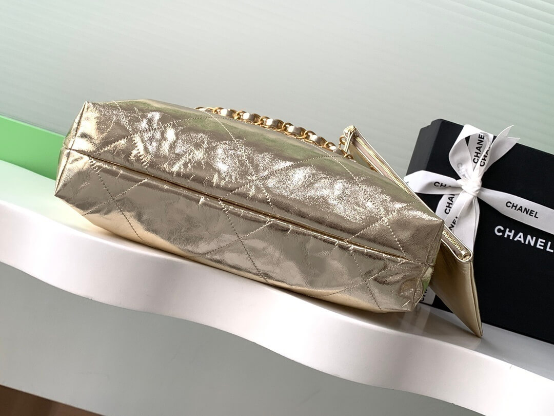 Chanel 22 Mini - Small - Medium Metallic Calfskin Leather Shoulder Handbag - Image 45