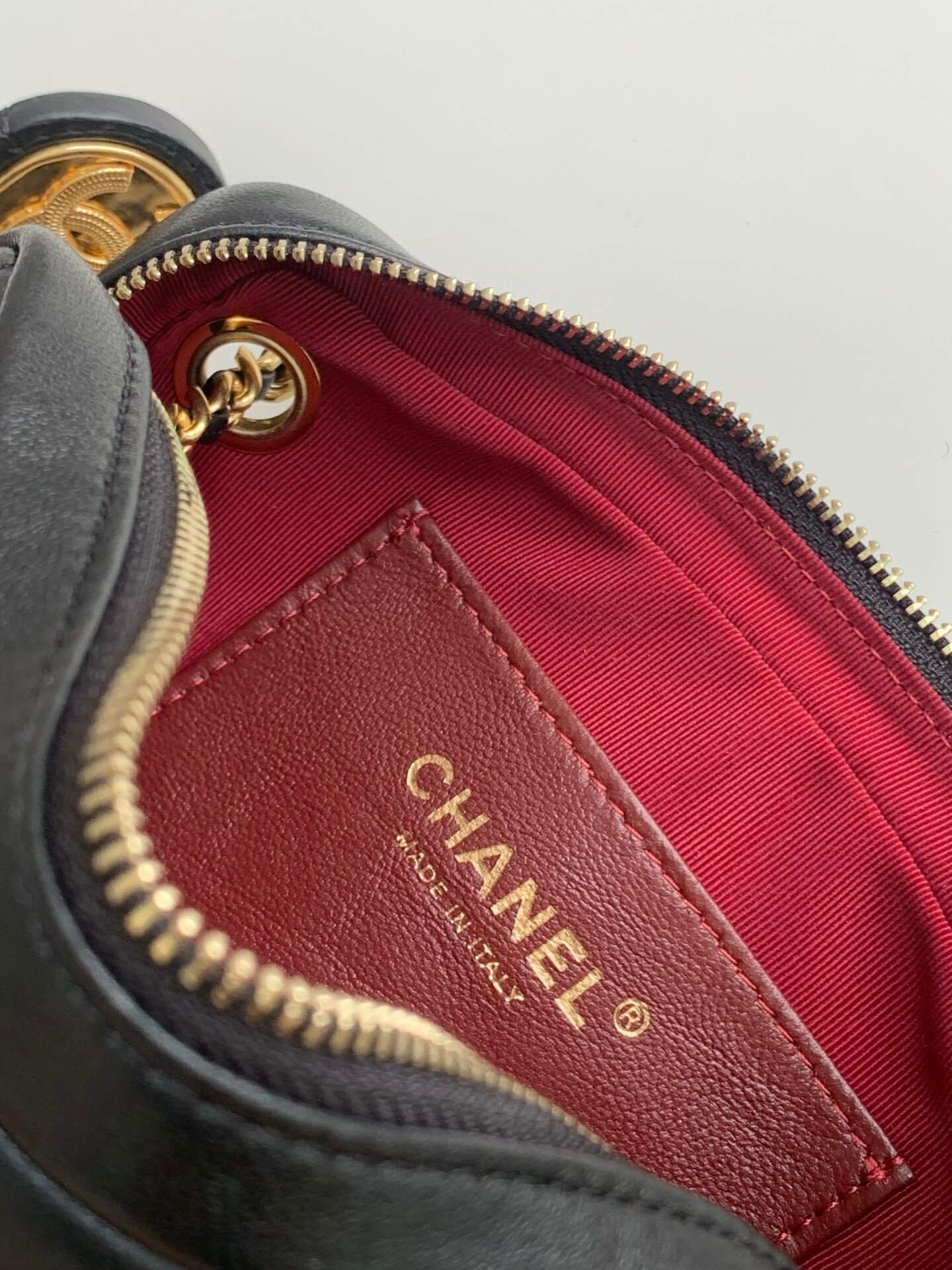 Chanel 24K Mini - Small Camera Case Quilted Lambskin Shoulder Crossbody Bag - Image 5