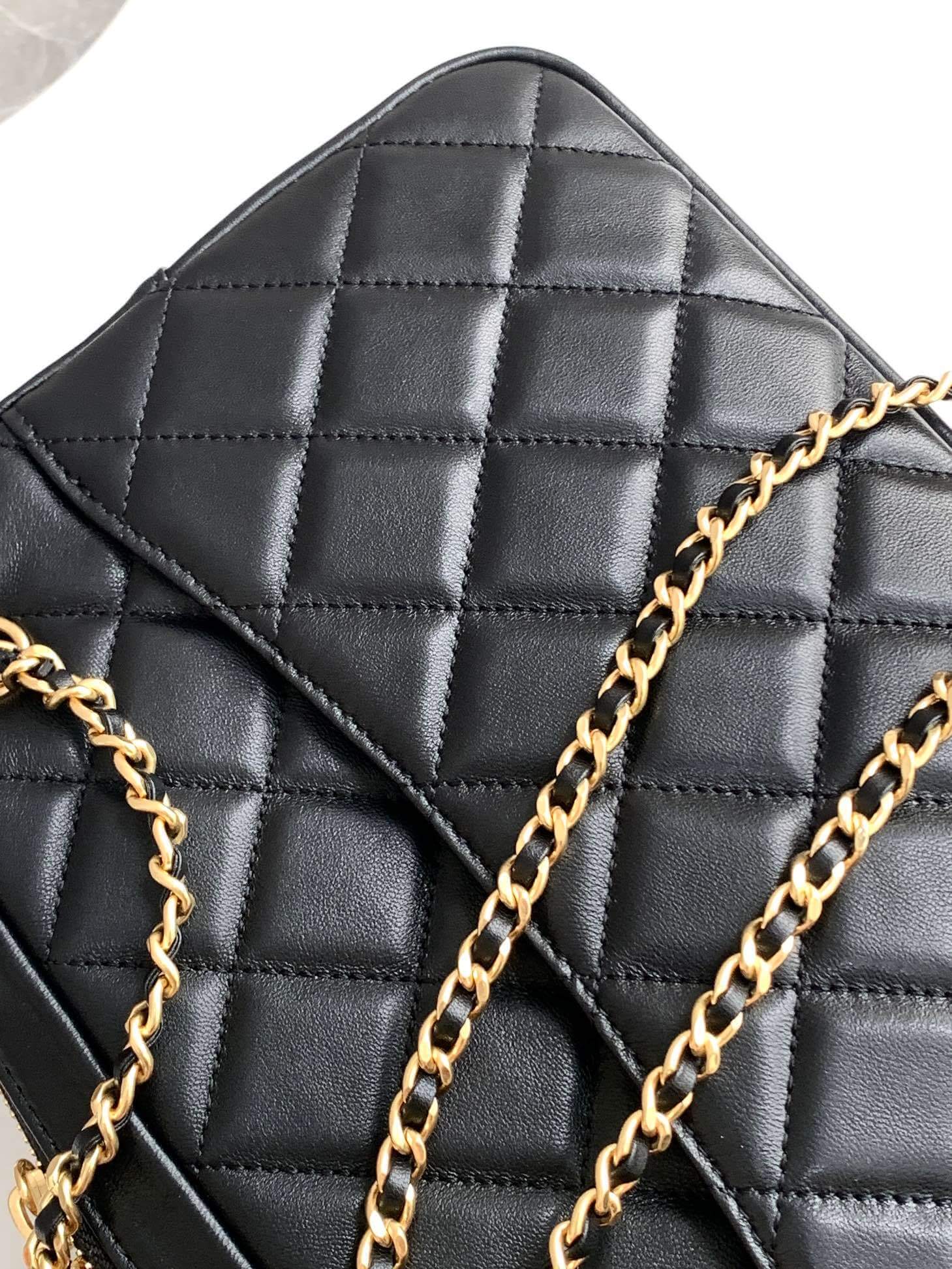 Chanel 24K Mini - Small Camera Case Quilted Lambskin Shoulder Crossbody Bag - Image 16