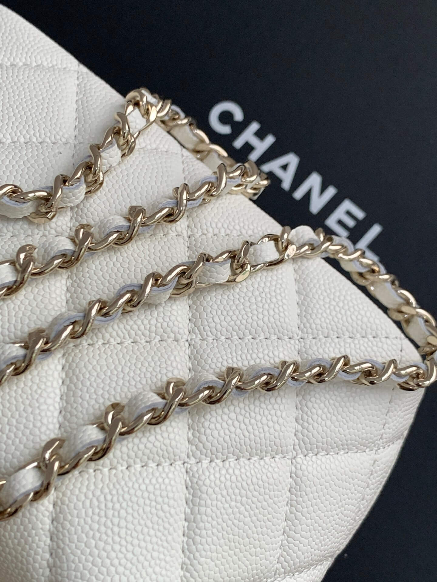 Chanel 25C Small Hobo Grained Caviar Leather Shoulder Crossbody Handbag - Image 50