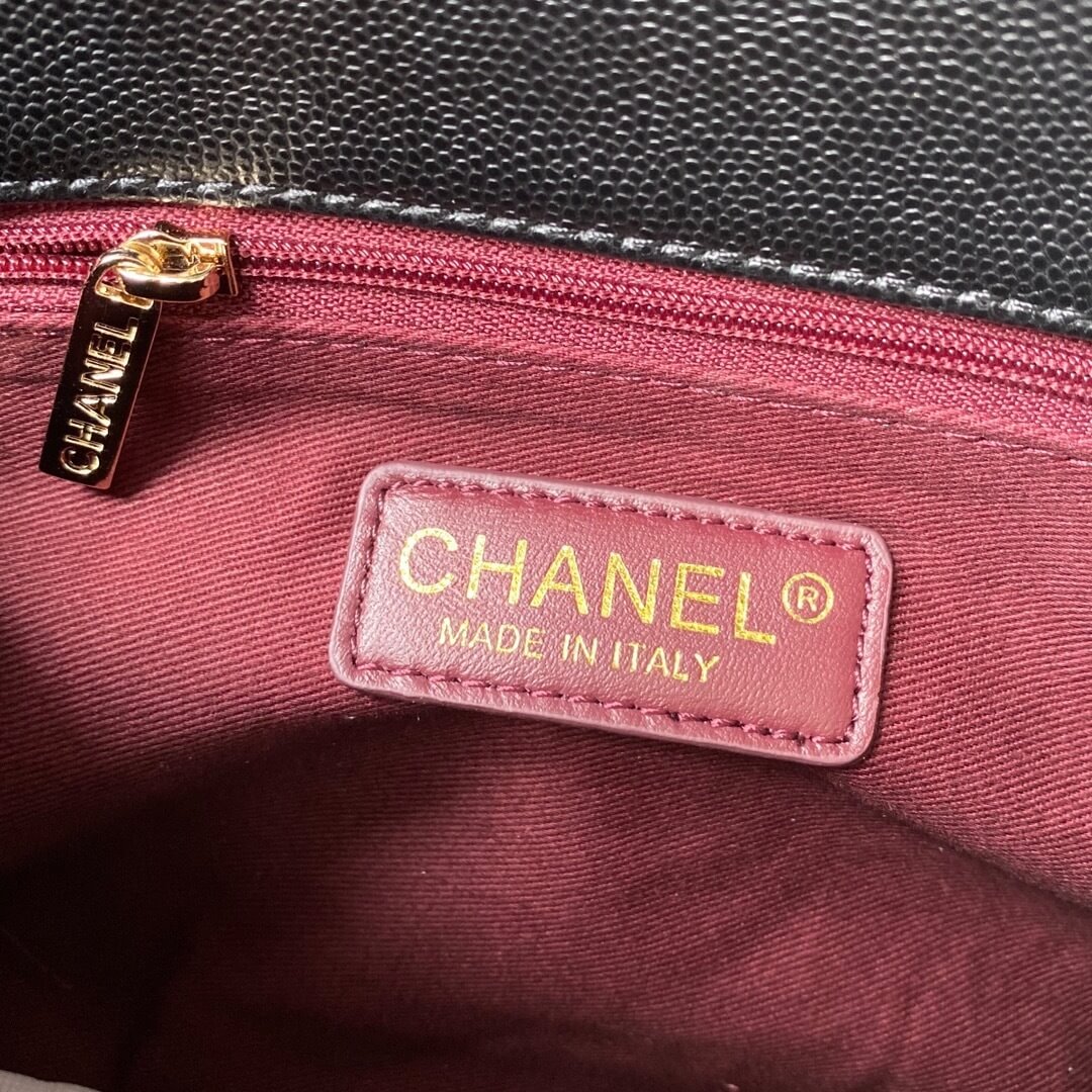 Chanel Coco Handle Quilted Caviar Leather Shoulder Crossbody Handbag - Image 81