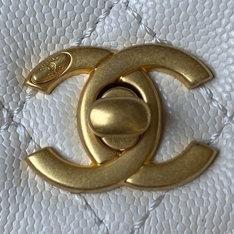 Chanel Coco Handle Quilted Caviar Leather Shoulder Crossbody Handbag - Image 15