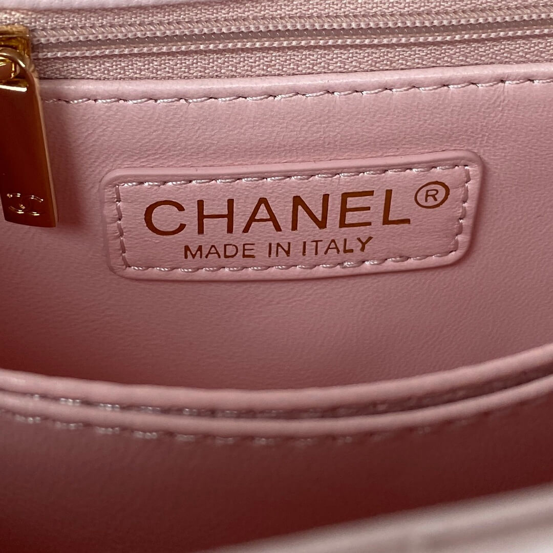 Chanel Coco Handle Quilted Caviar Leather Shoulder Crossbody Handbag - Image 22