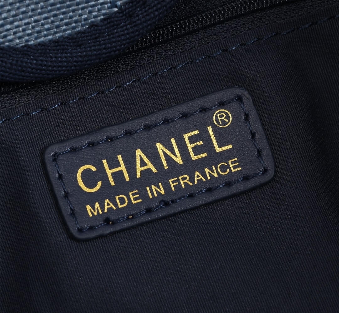 Chanel Deauville Tote 38 Denim Canvas Shoulder HandBag - Image 30