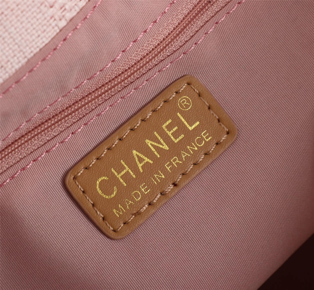 Chanel Deauville Tote 38 Denim Canvas Shoulder HandBag - Image 4