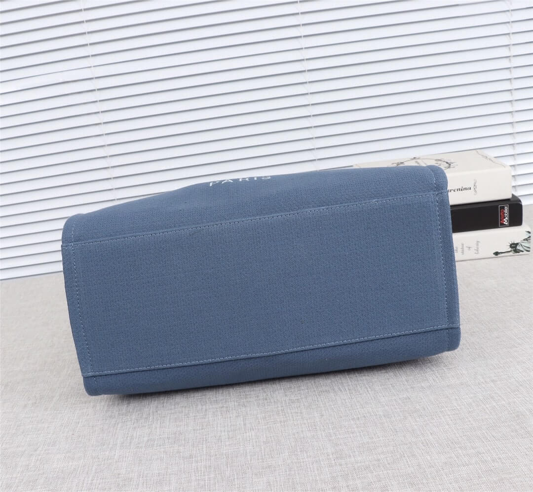 Chanel Deauville Tote 39cm Denim Canvas Shoulder HandbBag - Image 116