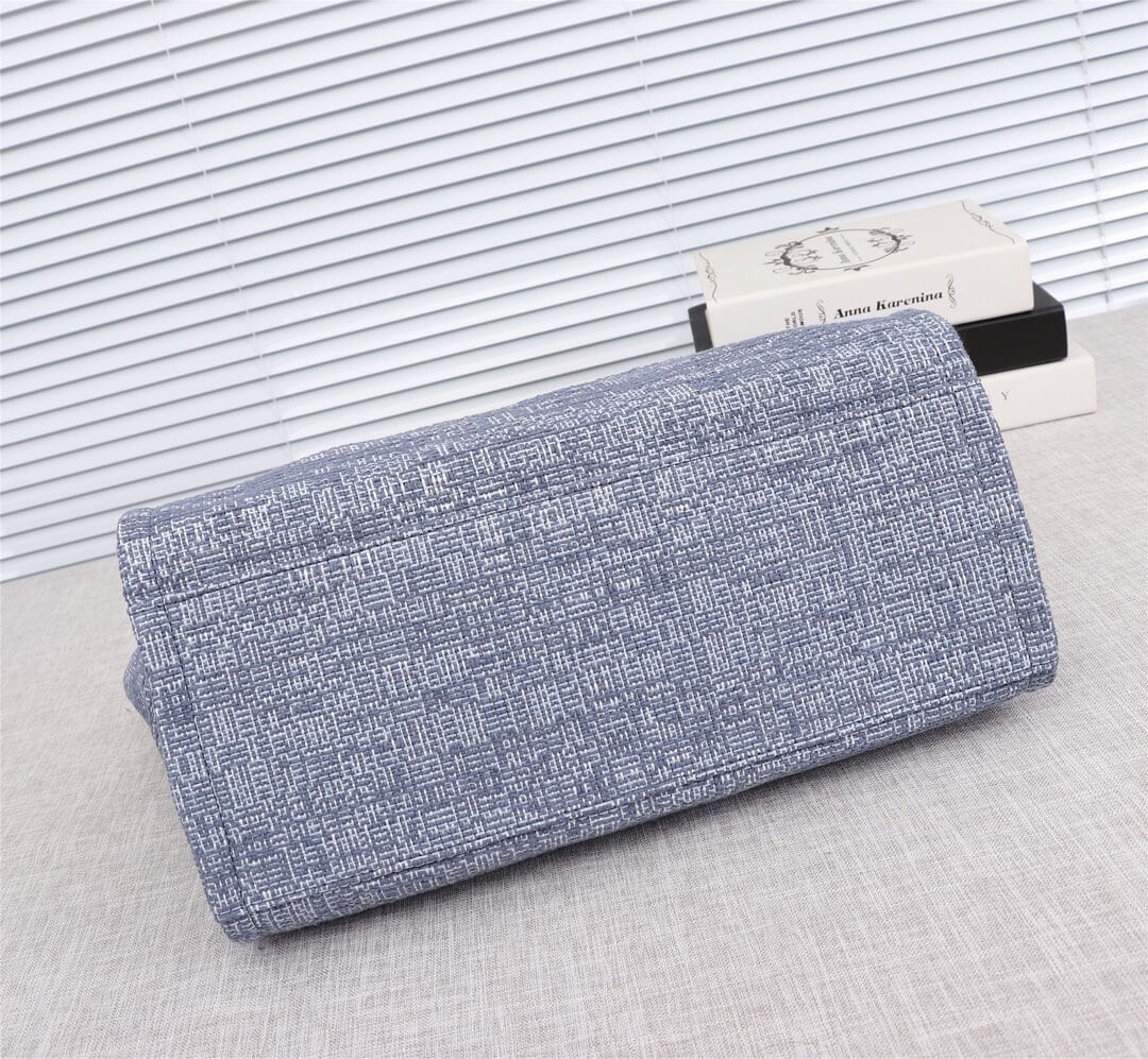 Chanel Deauville Tote 39cm Denim Canvas Shoulder HandbBag - Image 88