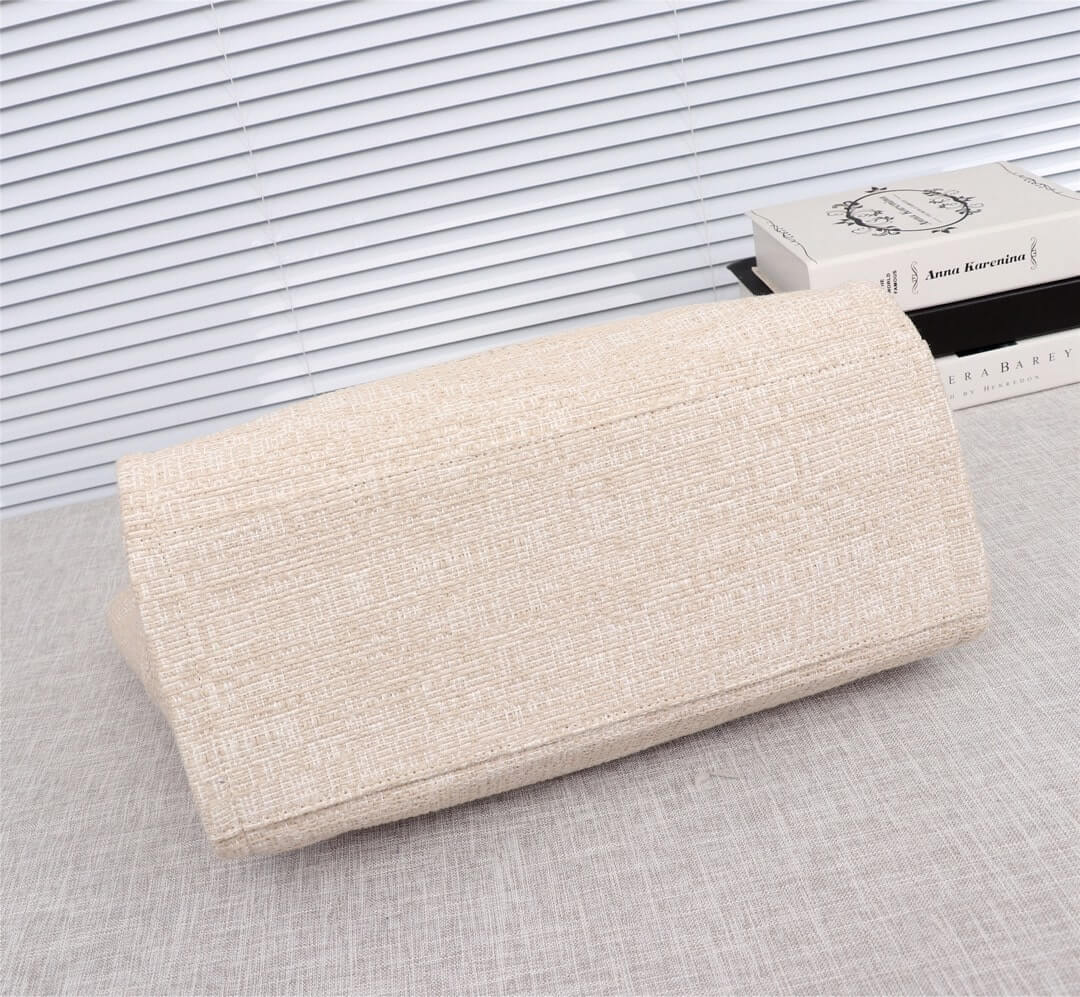 Chanel Deauville Tote 39cm Denim Canvas Shoulder HandbBag - Image 8