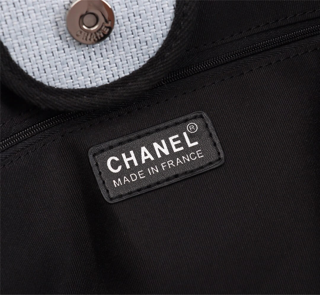 Chanel Deauville Tote 39cm Denim Canvas Shoulder HandbBag - Image 75