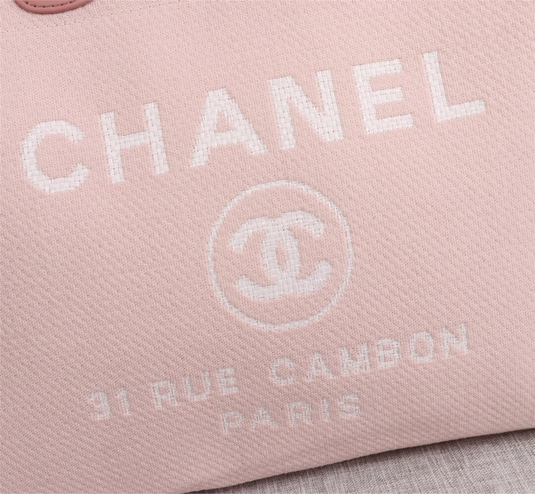 Chanel Deauville Tote 39cm Denim Canvas Shoulder HandbBag - Image 34