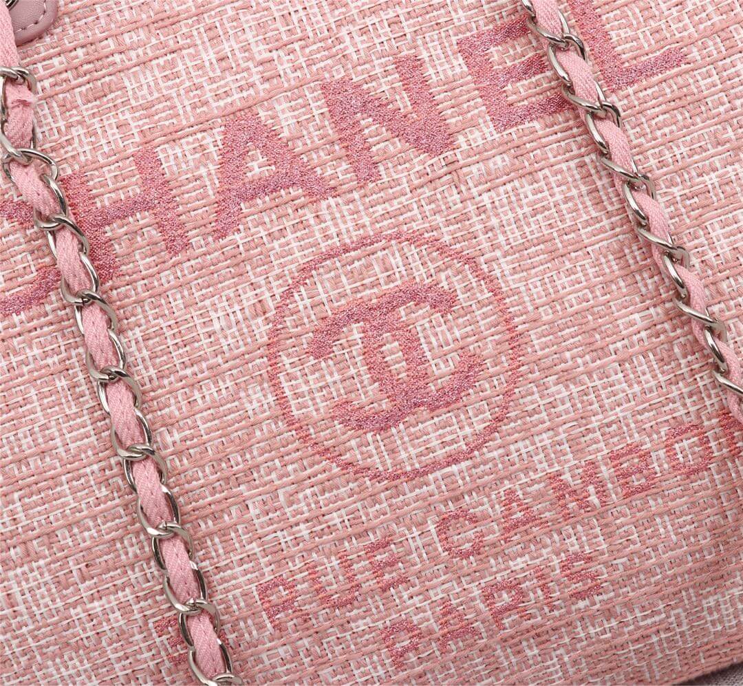 Chanel Deauville Tote 39cm Denim Canvas Shoulder HandbBag - Image 25