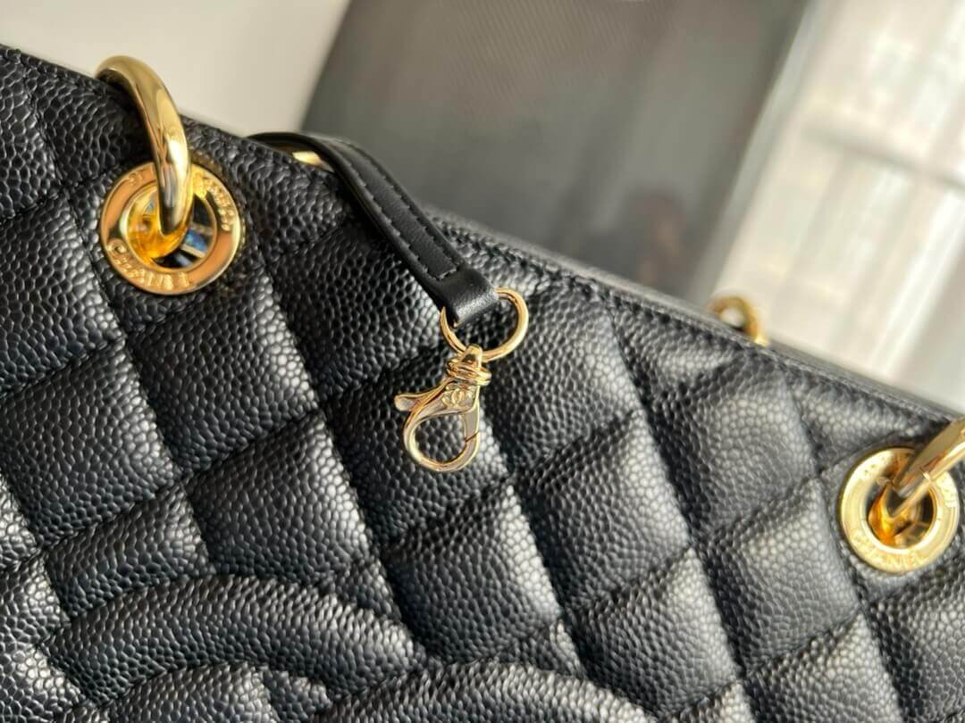 Chanel Grand Shopping Tote GST caviar leather Shoulder Handbag - Image 15