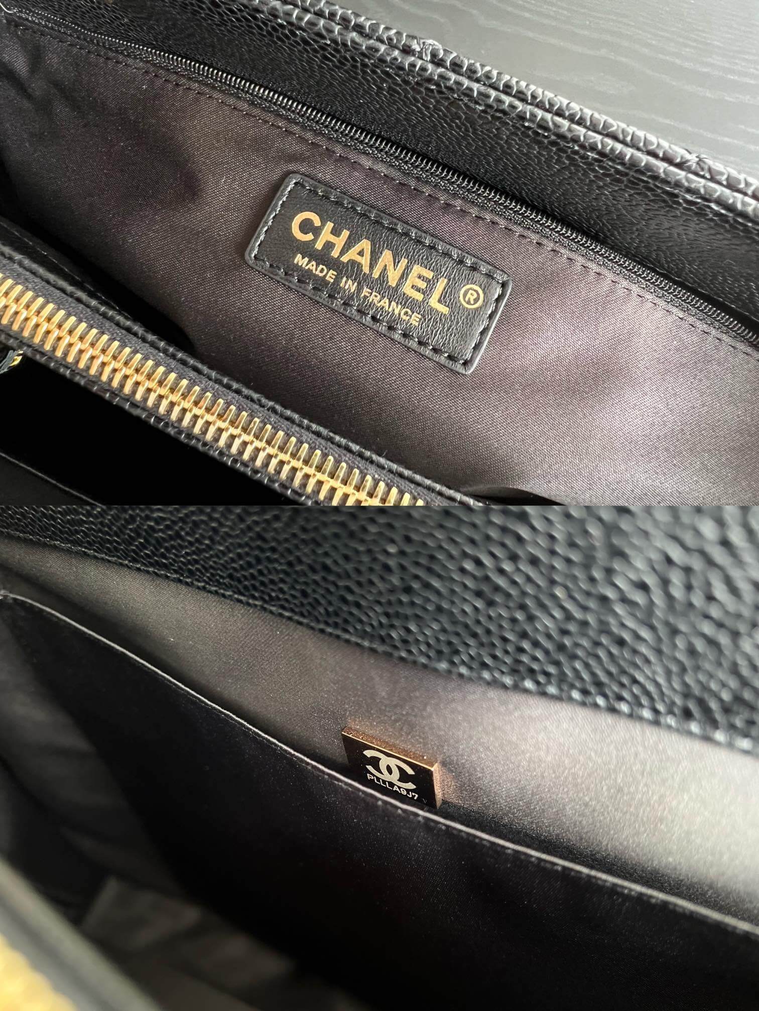 Chanel Grand Shopping Tote GST caviar leather Shoulder Handbag - Image 16