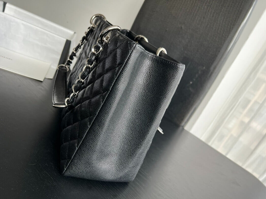 Chanel Grand Shopping Tote GST caviar leather Shoulder Handbag - Image 9